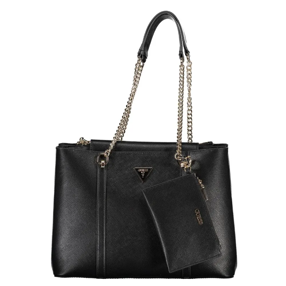 Black Polyethylene Handbag sold by Louxly product image thumbnail 3