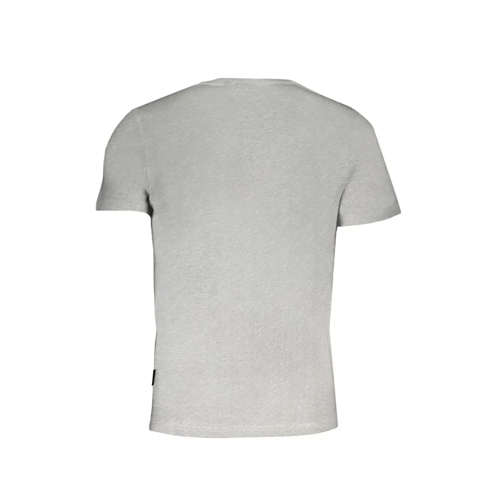 Gray Cotton T-Shirt sold by Louxly product image thumbnail 2