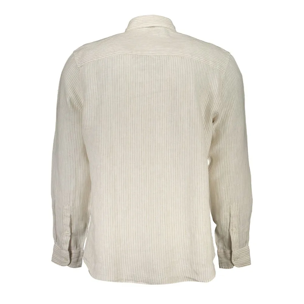 Beige Linen Shirt sold by Louxly product image thumbnail 2
