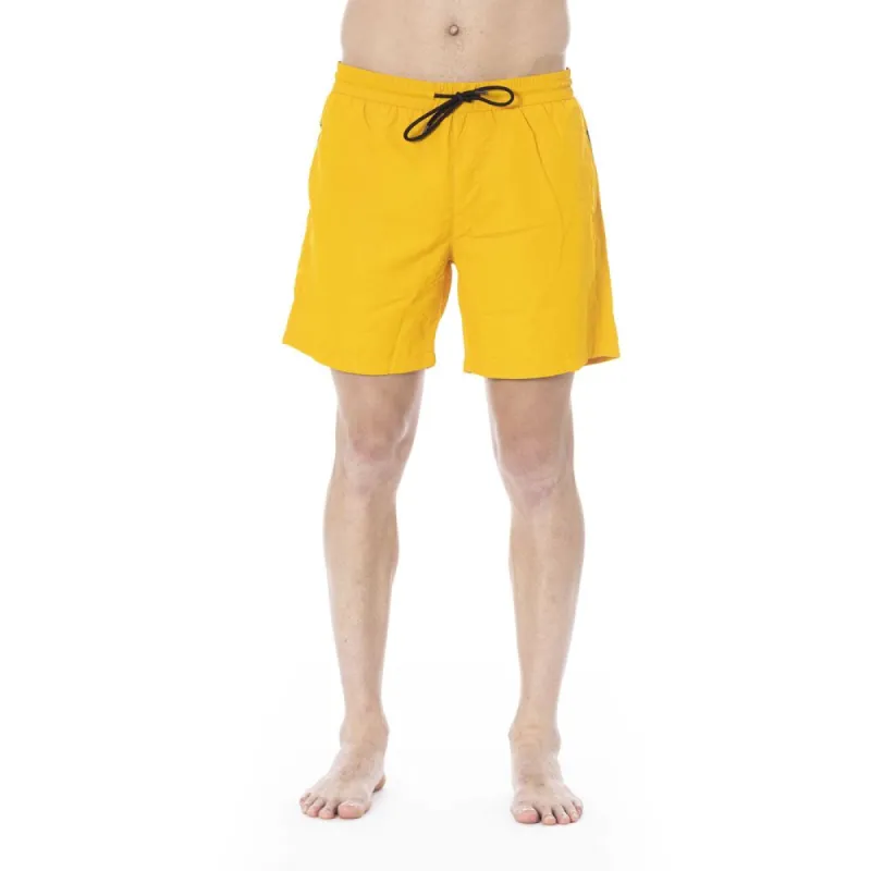 Yellow Polyester Swimwear sold by Louxly