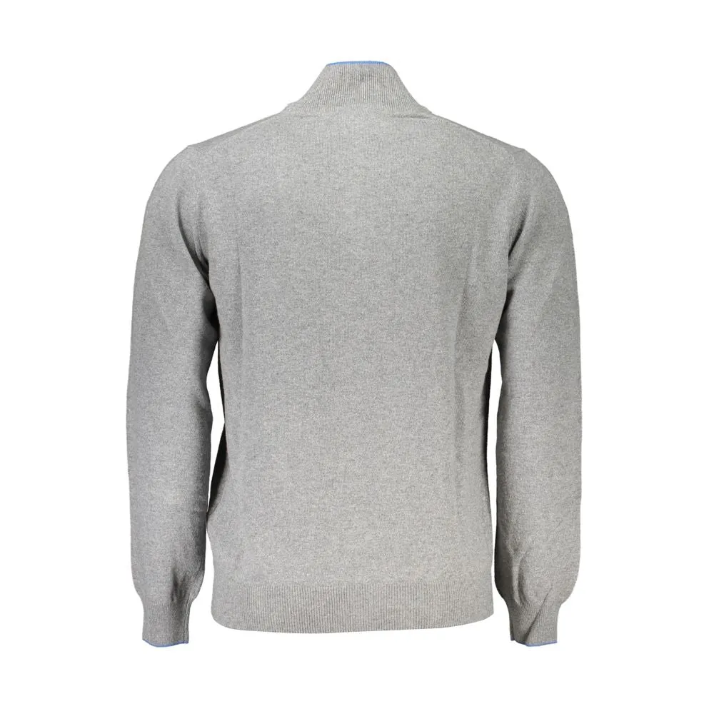 Elegant Half Zip Sweater with Contrast Details sold by Louxly product image thumbnail 2