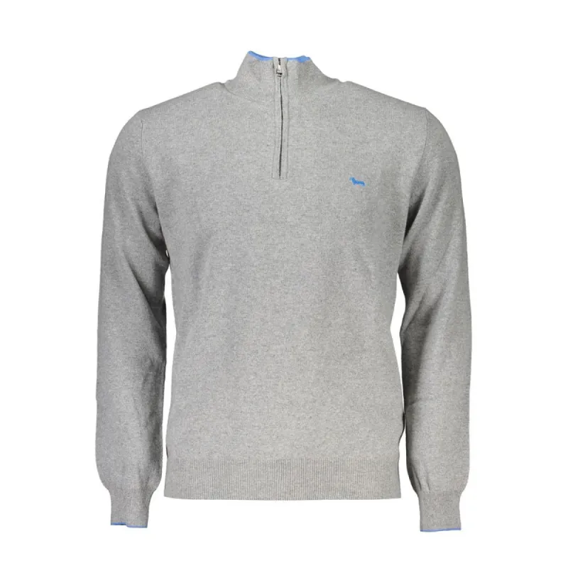 Elegant Half Zip Sweater with Contrast Details sold by Louxly