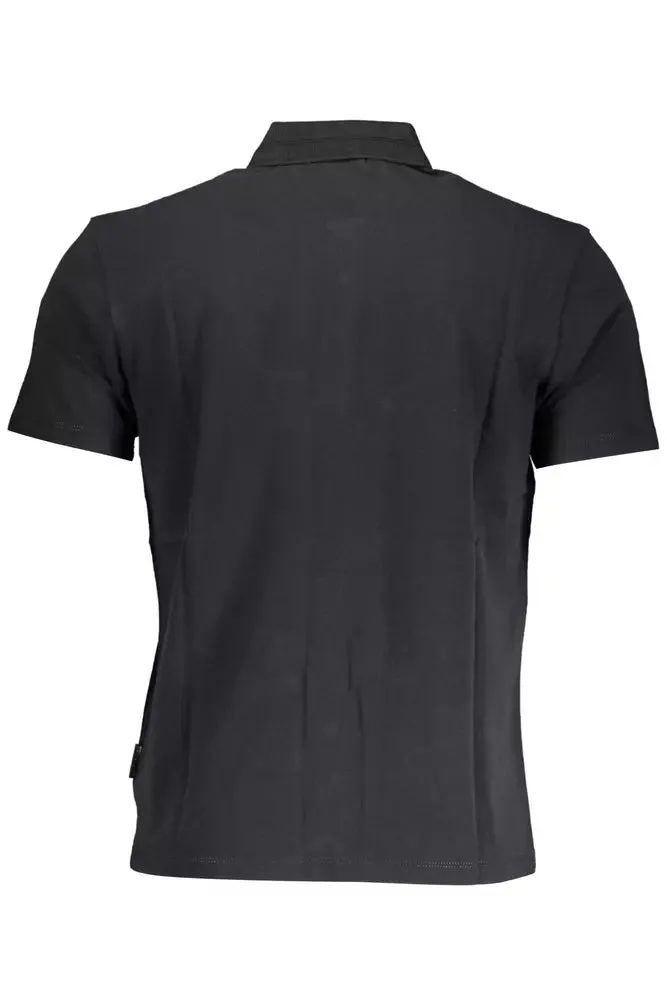 Black Cotton Men Polo Shirt sold by Louxly product image thumbnail 2