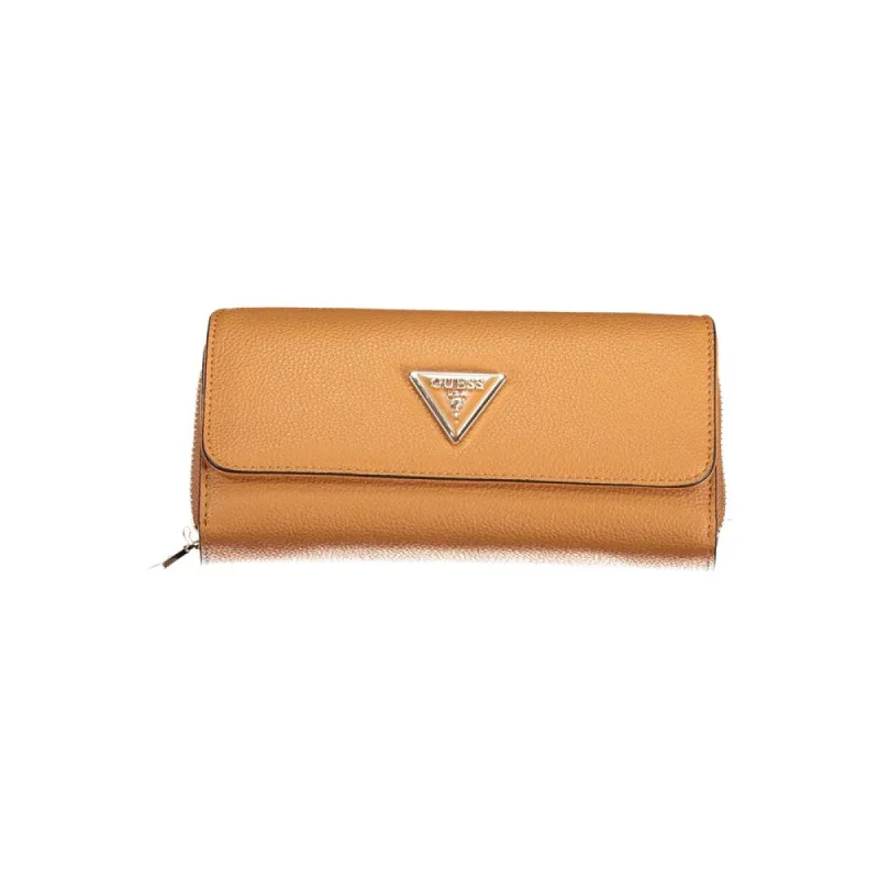 Beige Polyethylene Wallet sold by Louxly