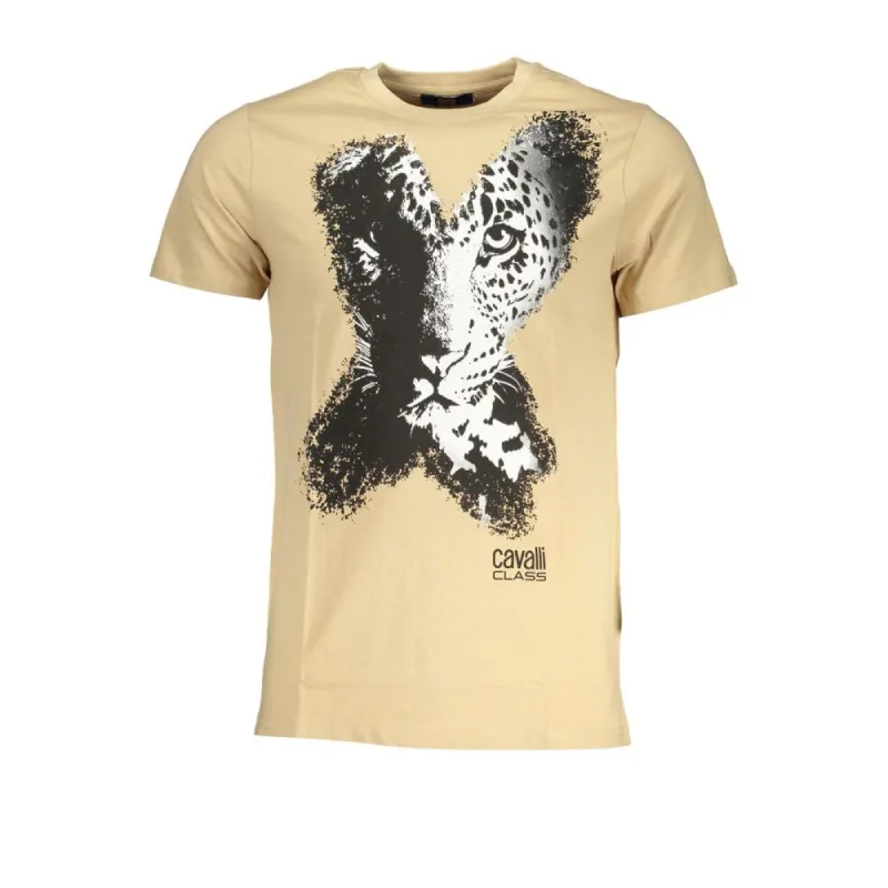 Beige Cotton T-Shirt sold by Louxly