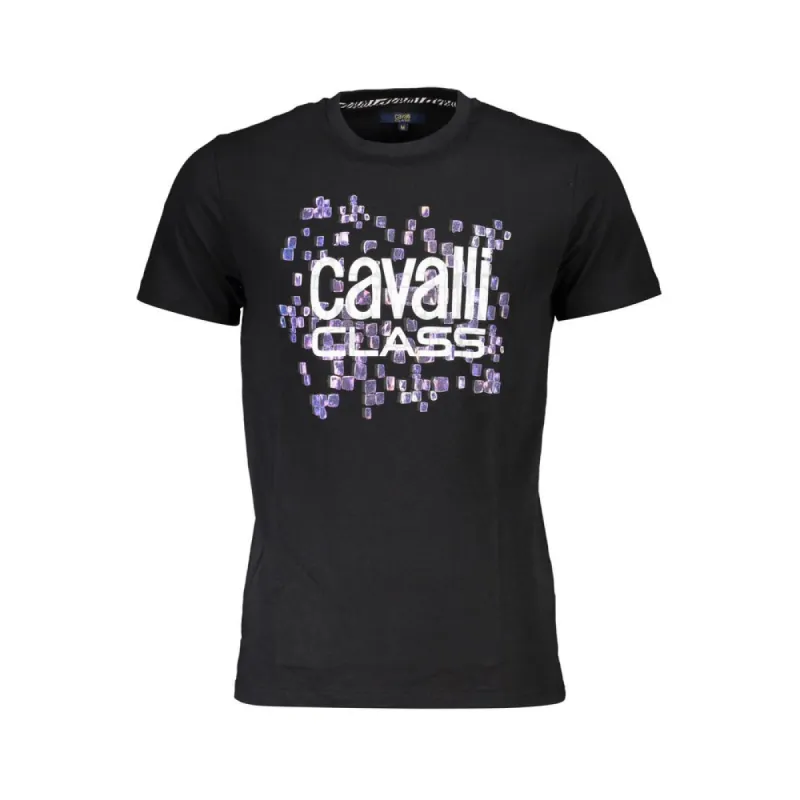 Black Cotton T-Shirt sold by Louxly