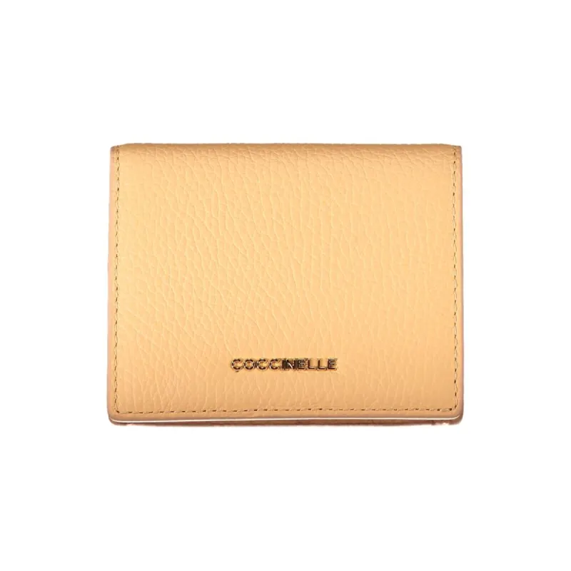 Orange Leather Wallet sold by Louxly