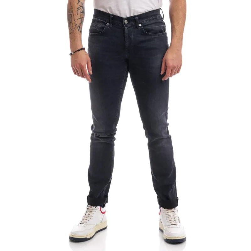 Elevated Black Stretch Jeans for Sophisticated Style sold by Louxly