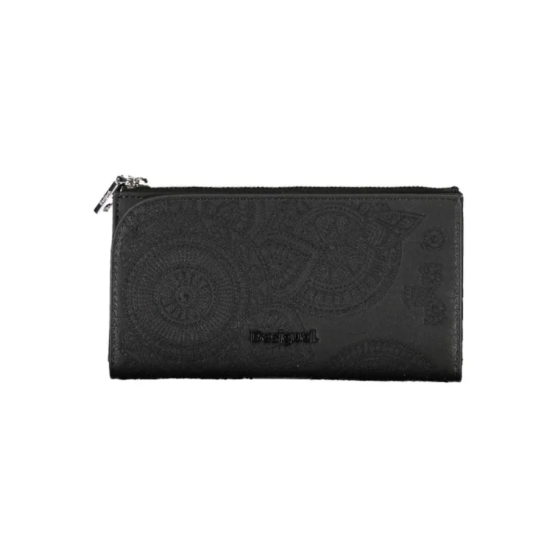 Chic Black Dual Compartment Wallet sold by Louxly