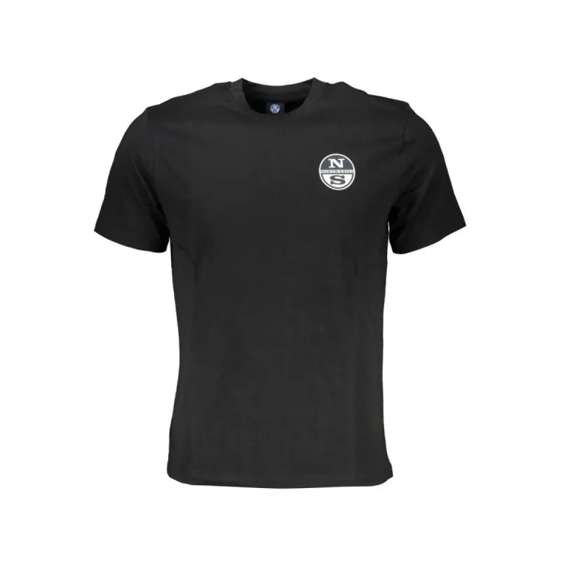 Black Cotton T-Shirt sold by Louxly