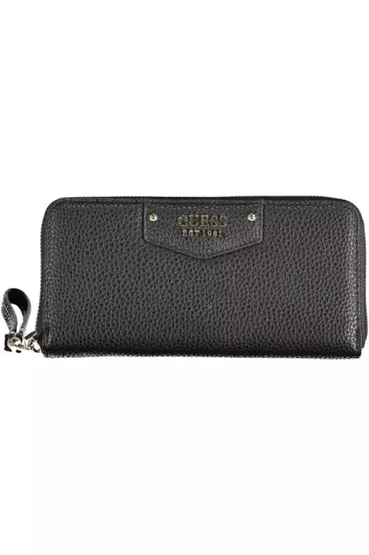 Black Polyethylene Women Wallet sold by Louxly