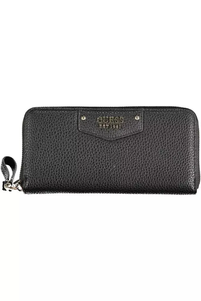 Black Polyethylene Women Wallet sold by Louxly