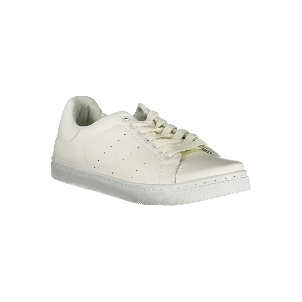 White Polyester Sneaker sold by Louxly product image thumbnail 2