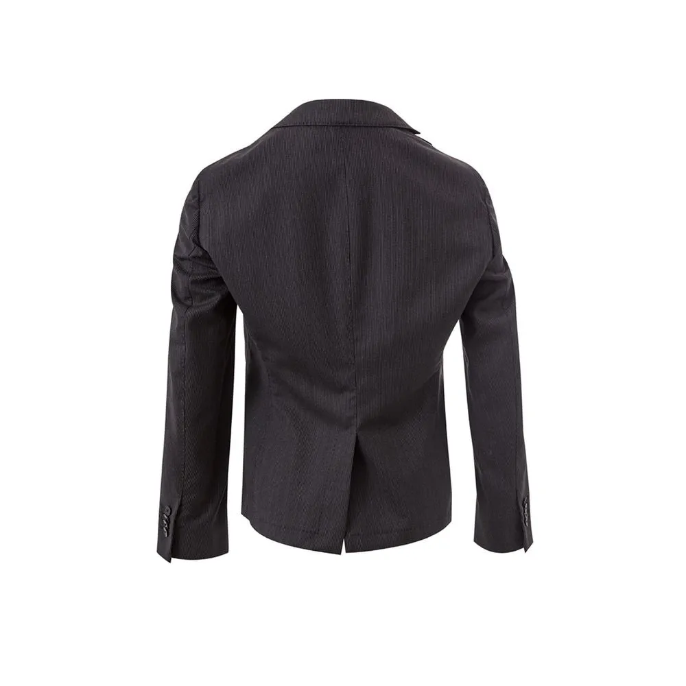 Chic Gray Cotton Jacket sold by Louxly product image thumbnail 2