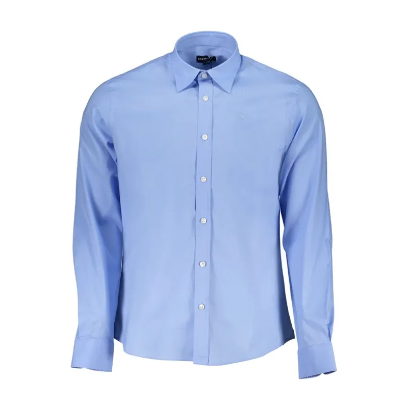 Light Blue Cotton Shirt sold by Louxly