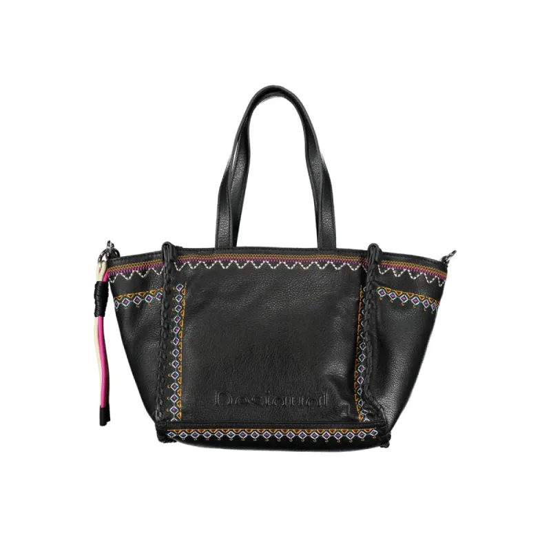Black Polyethylene Handbag sold by Louxly