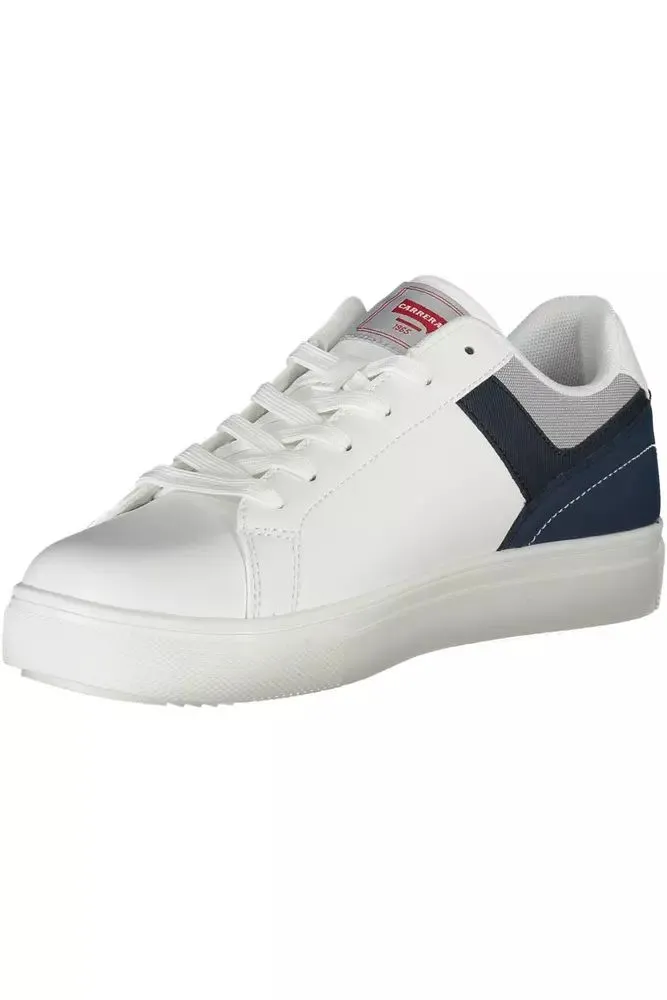 White Eco Leather Men Sneaker sold by Louxly product image thumbnail 3