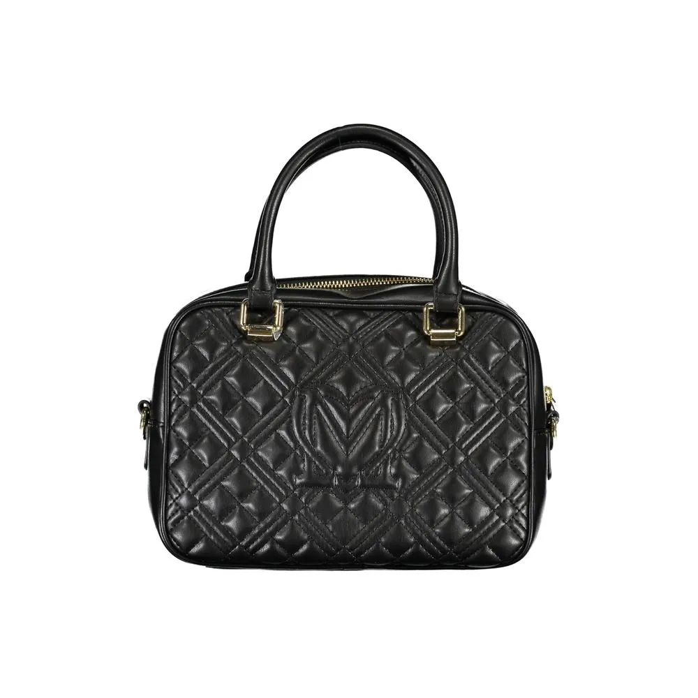 Black Polyethylene Handbag sold by Louxly product image thumbnail 2