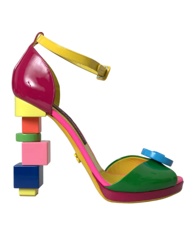 Multicolor Leather Heels Sandals Shoes sold by Louxly