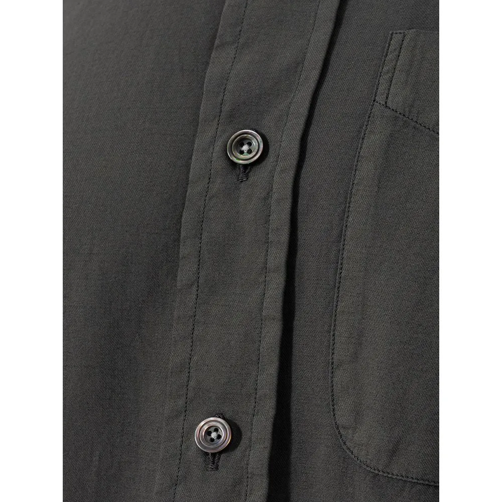 Elegant Gray Cotton Shirt for Men sold by Louxly product image thumbnail 4