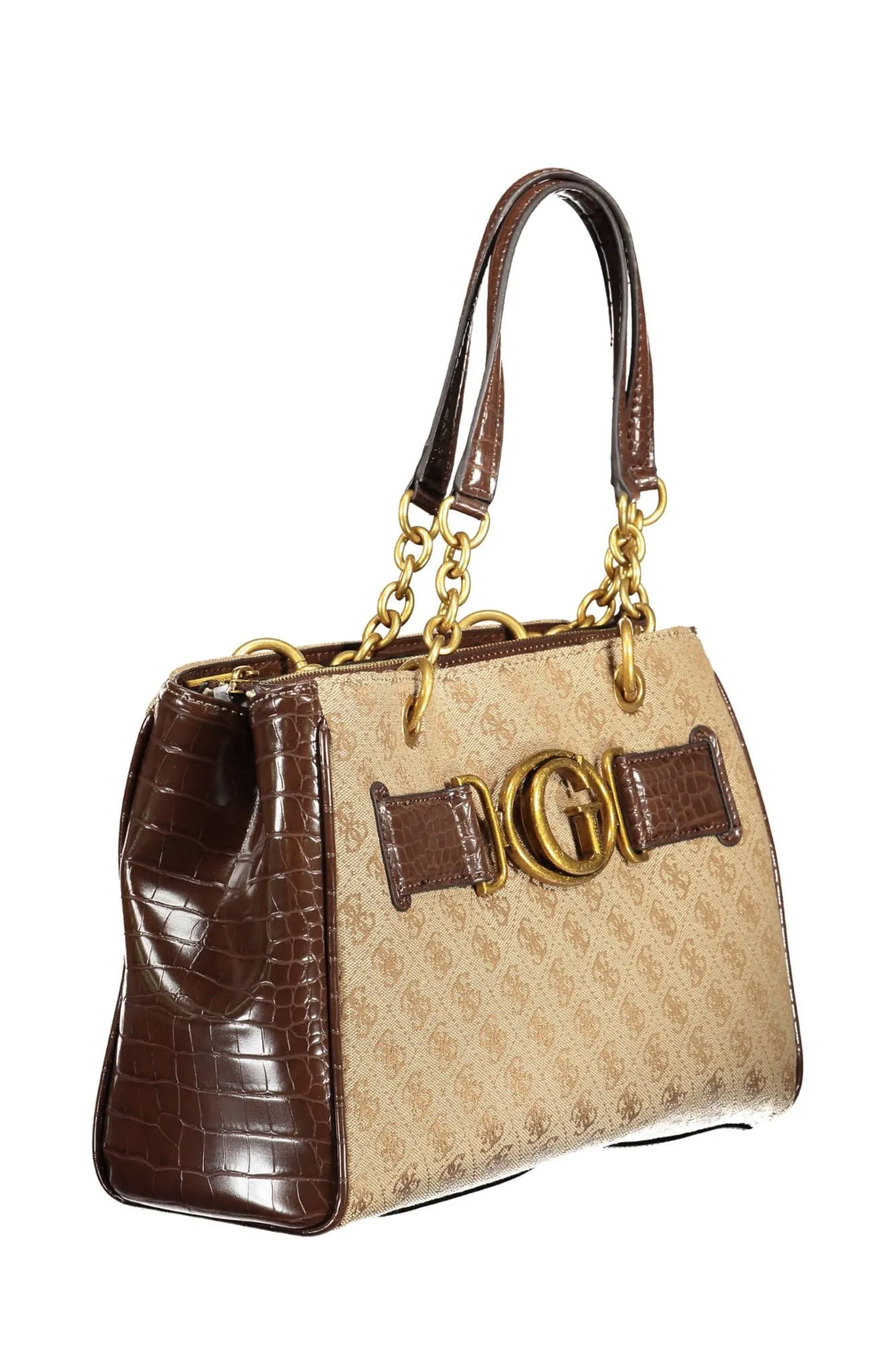 Chic Brown Chain-Handle Shoulder Bag sold by Louxly product image thumbnail 3