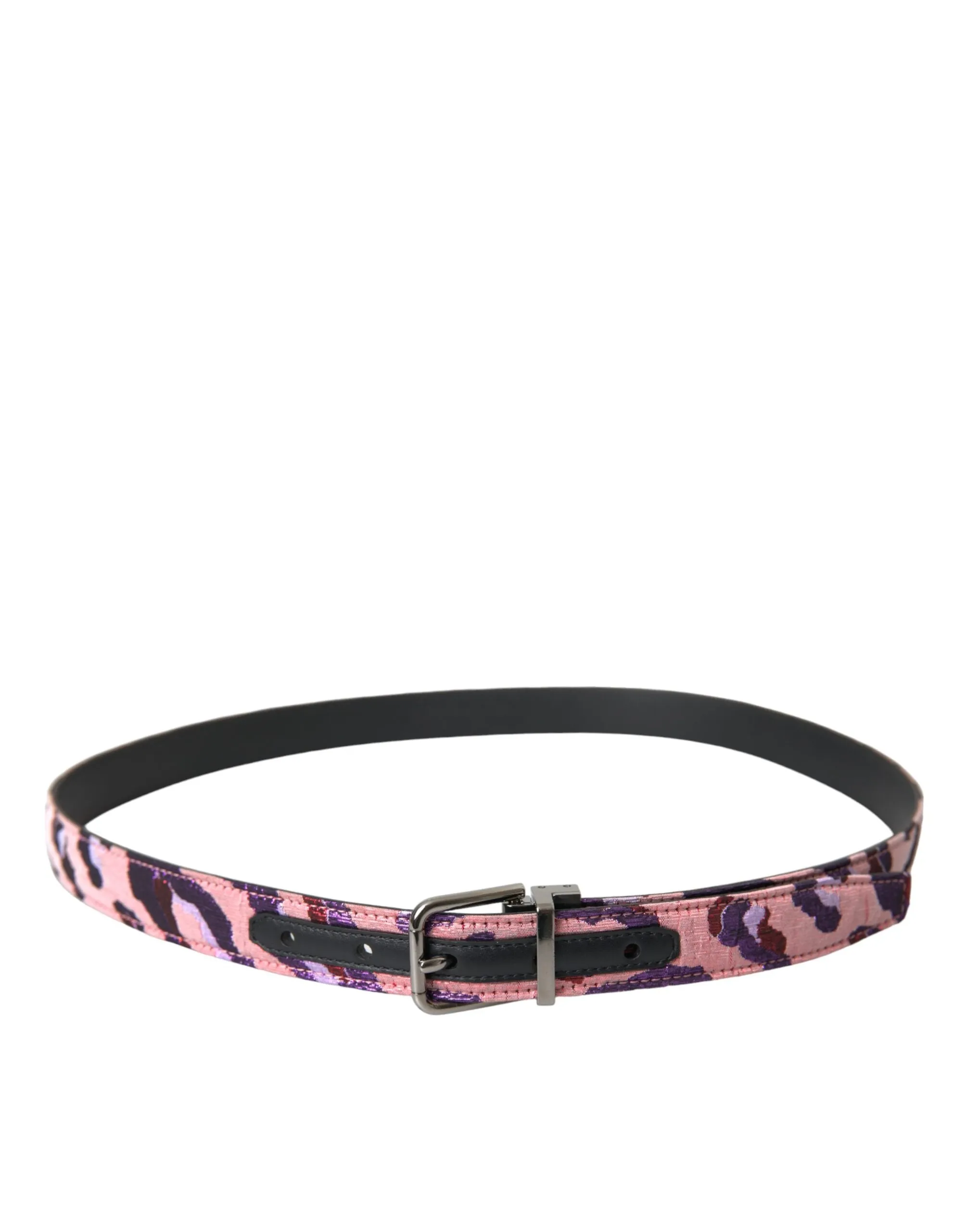 Multicolor Jacquard Leather Metal Buckle Belt sold by Louxly product image thumbnail 2