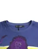 Multicolor Lion Print Round Neck T-shirt sold by Louxly