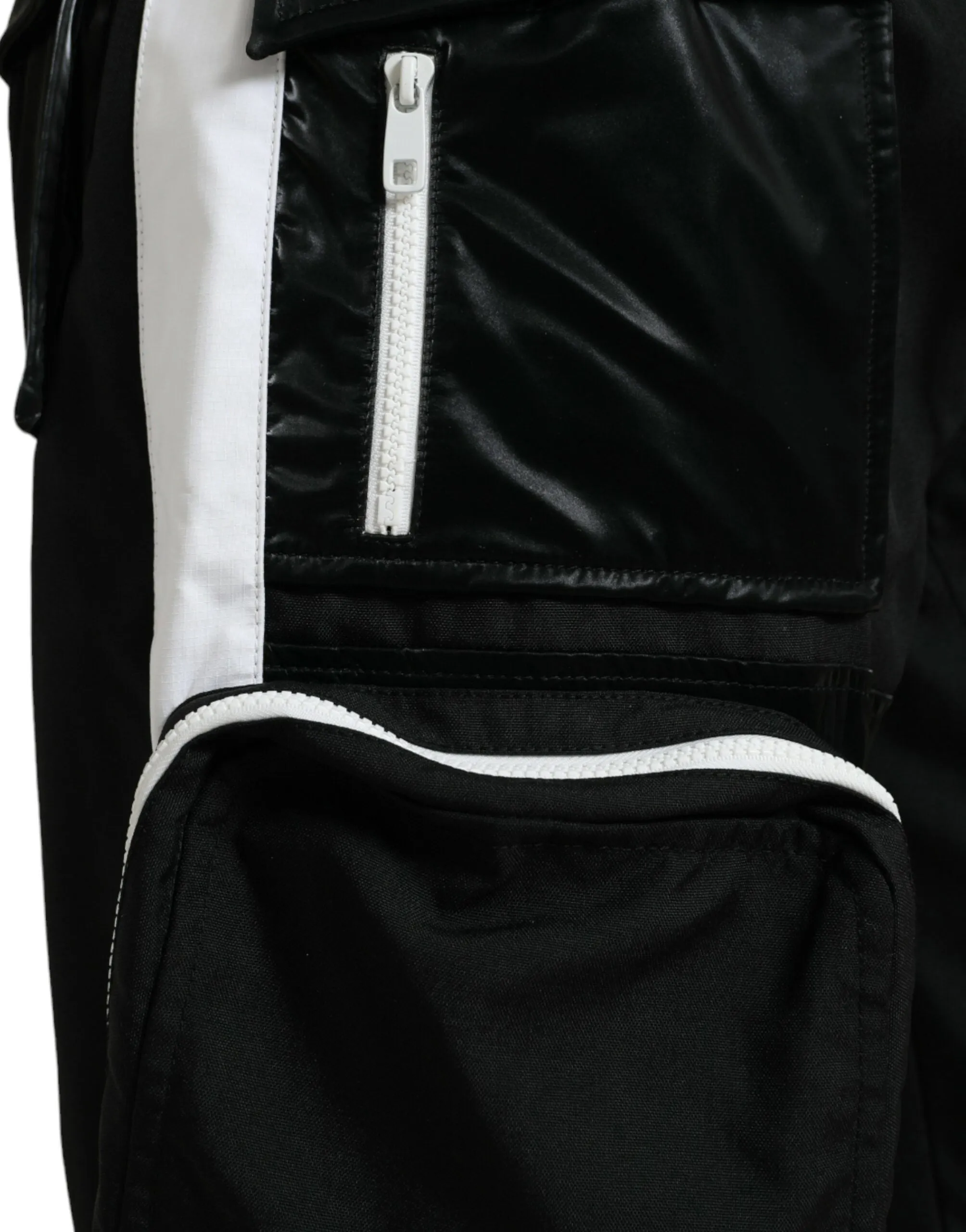 Black Nylon Cargo Jogger Men Sweatpants Pants sold by Louxly product image thumbnail 5