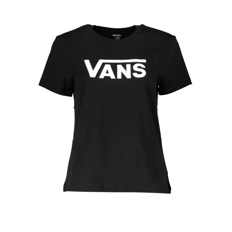 Black Cotton Tops & T-Shirt made by Vans