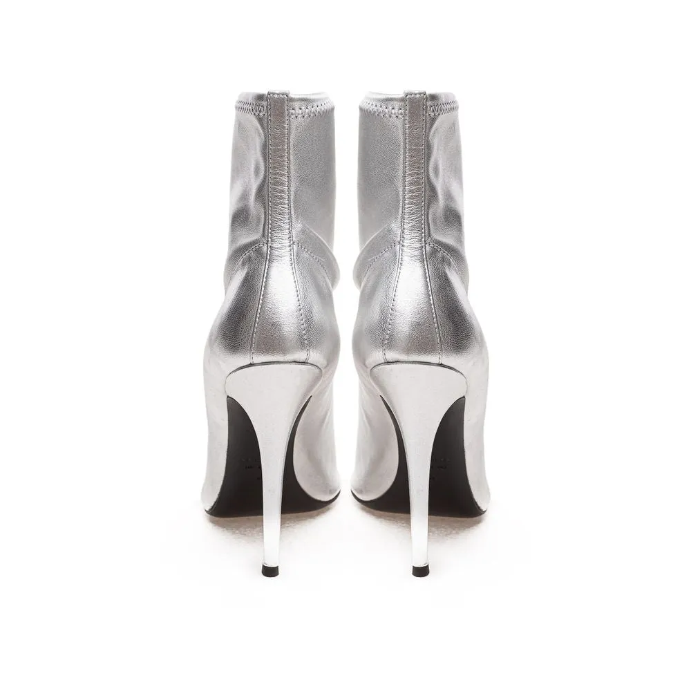 Silver Leather Boot sold by Louxly product image thumbnail 3