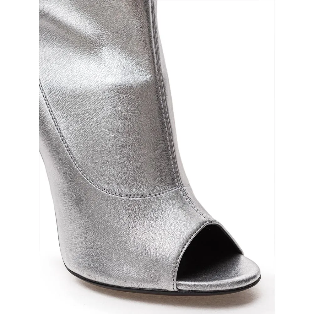 Silver Leather Boot sold by Louxly product image thumbnail 4
