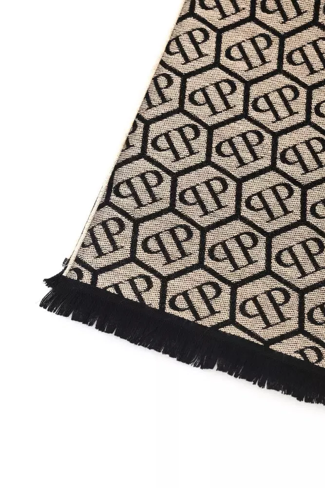 Elegant Monogram Fringed Scarf sold by Louxly product image thumbnail 2