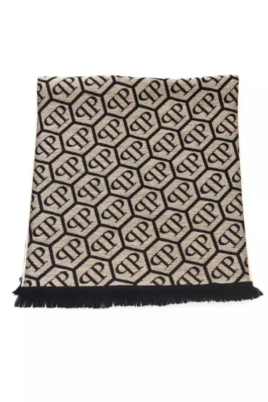 Elegant Monogram Fringed Scarf sold by Louxly