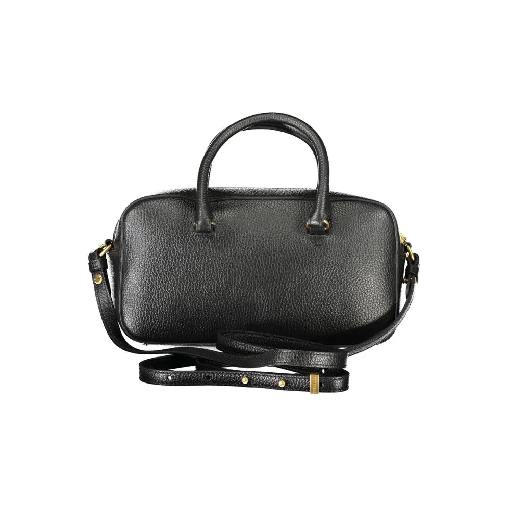 Black Leather Handbag sold by Louxly product image thumbnail 2