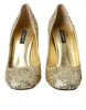 Gold Sequin Crystal Heels Pumps Shoes sold by Louxly