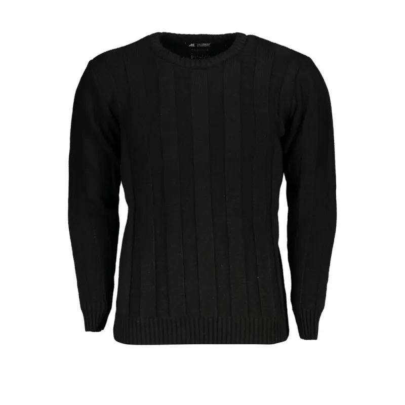 Black Fabric Sweater sold by Louxly
