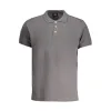 Gray Cotton Polo Shirt sold by Louxly