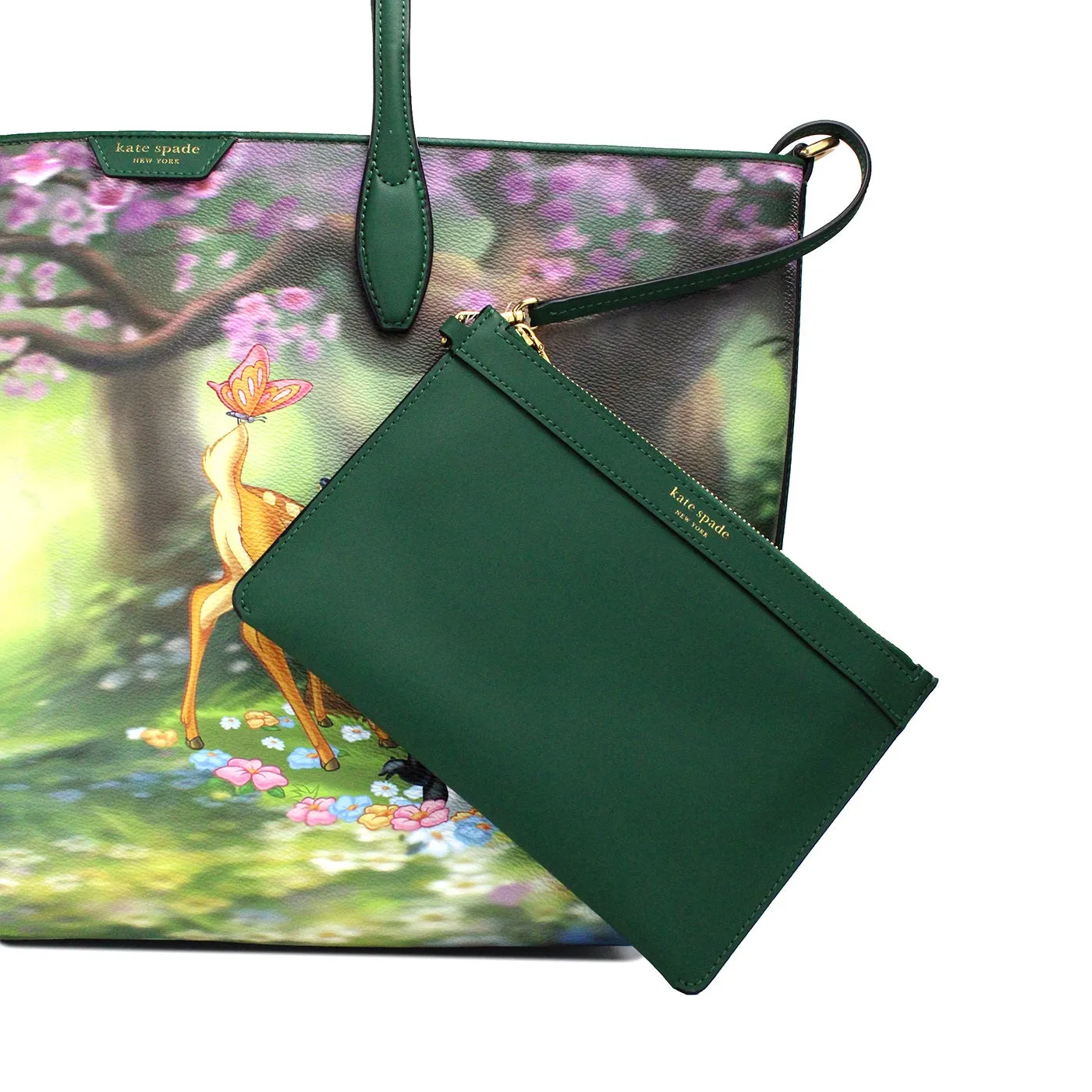 Disney Sutton Bambi Coated Canvas Shoulder Tote Handbag Purse sold by Louxly product image thumbnail 2