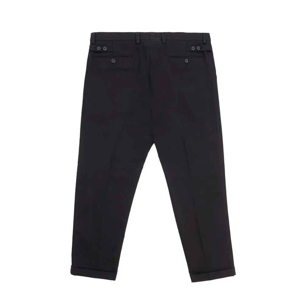 Elegant Black Cotton Pants for Men sold by Louxly product image thumbnail 2