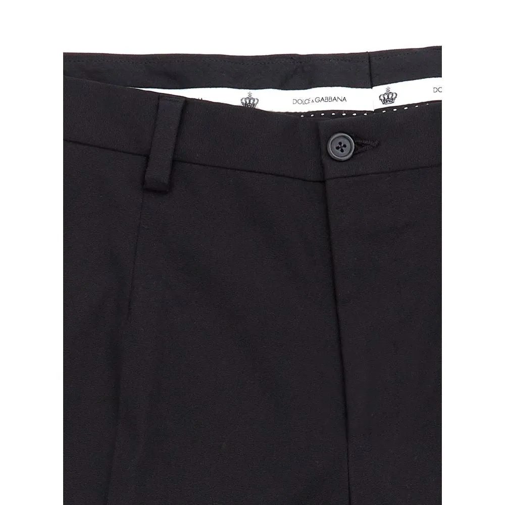 Elegant Black Cotton Pants for Men sold by Louxly product image thumbnail 3
