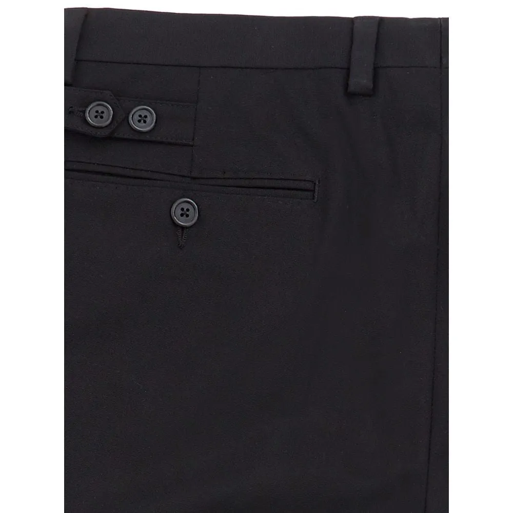 Elegant Black Cotton Pants for Men sold by Louxly product image thumbnail 4