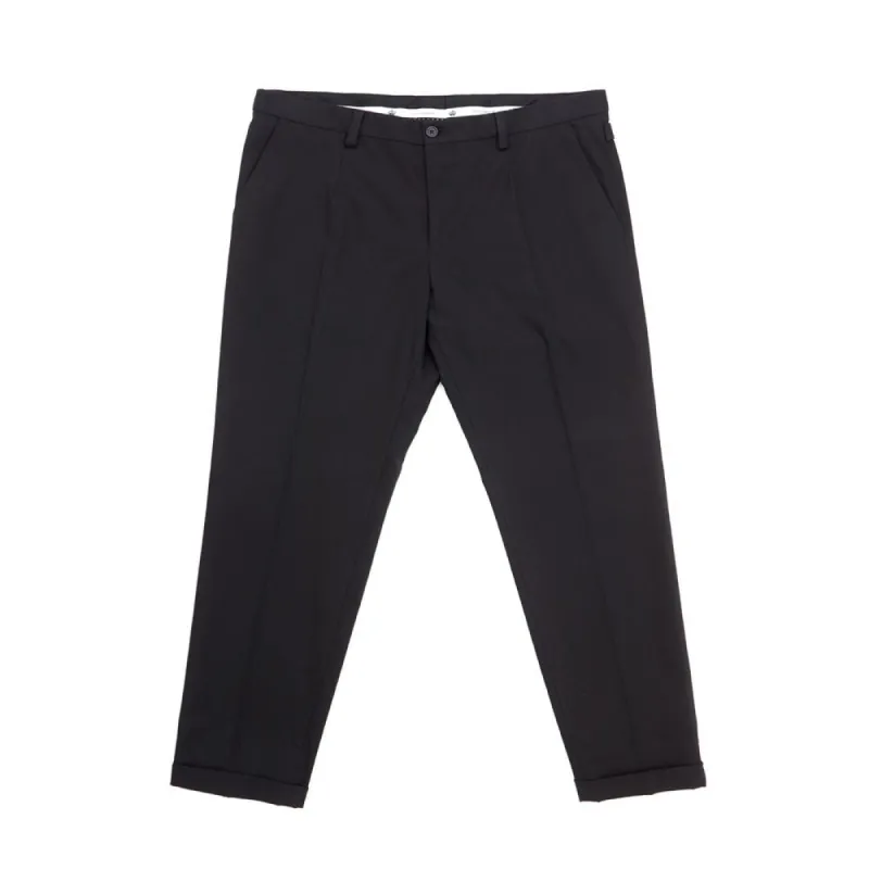 Elegant Black Cotton Pants for Men sold by Louxly