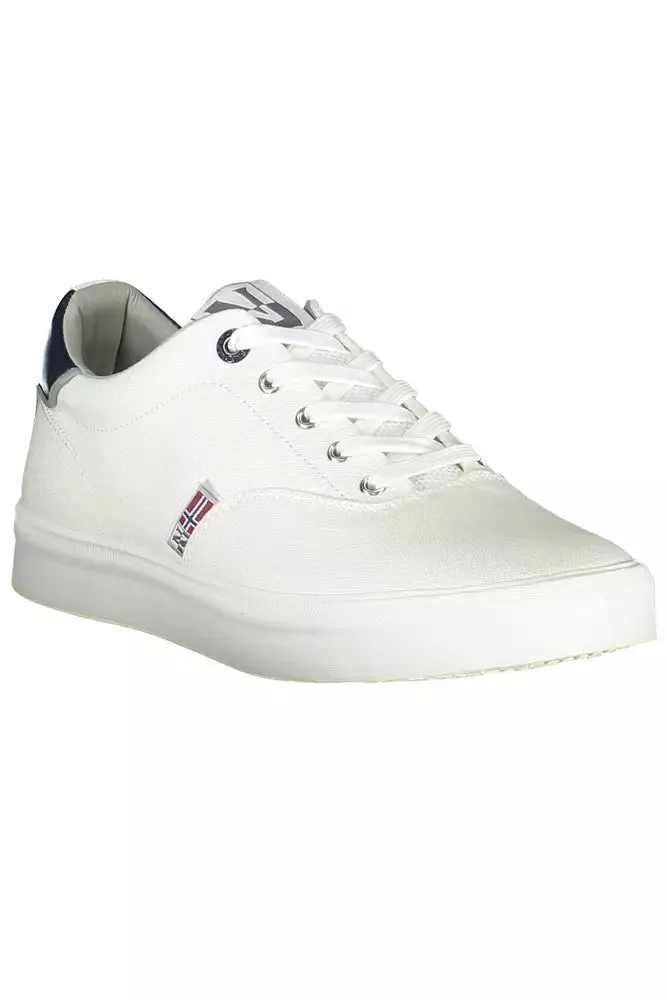 White Polyester Men Sneaker sold by Louxly product image thumbnail 2