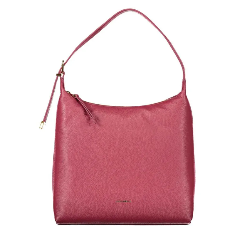 Red Leather Handbag sold by Louxly