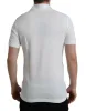 Elegant White Cotton Polo T-Shirt sold by Louxly