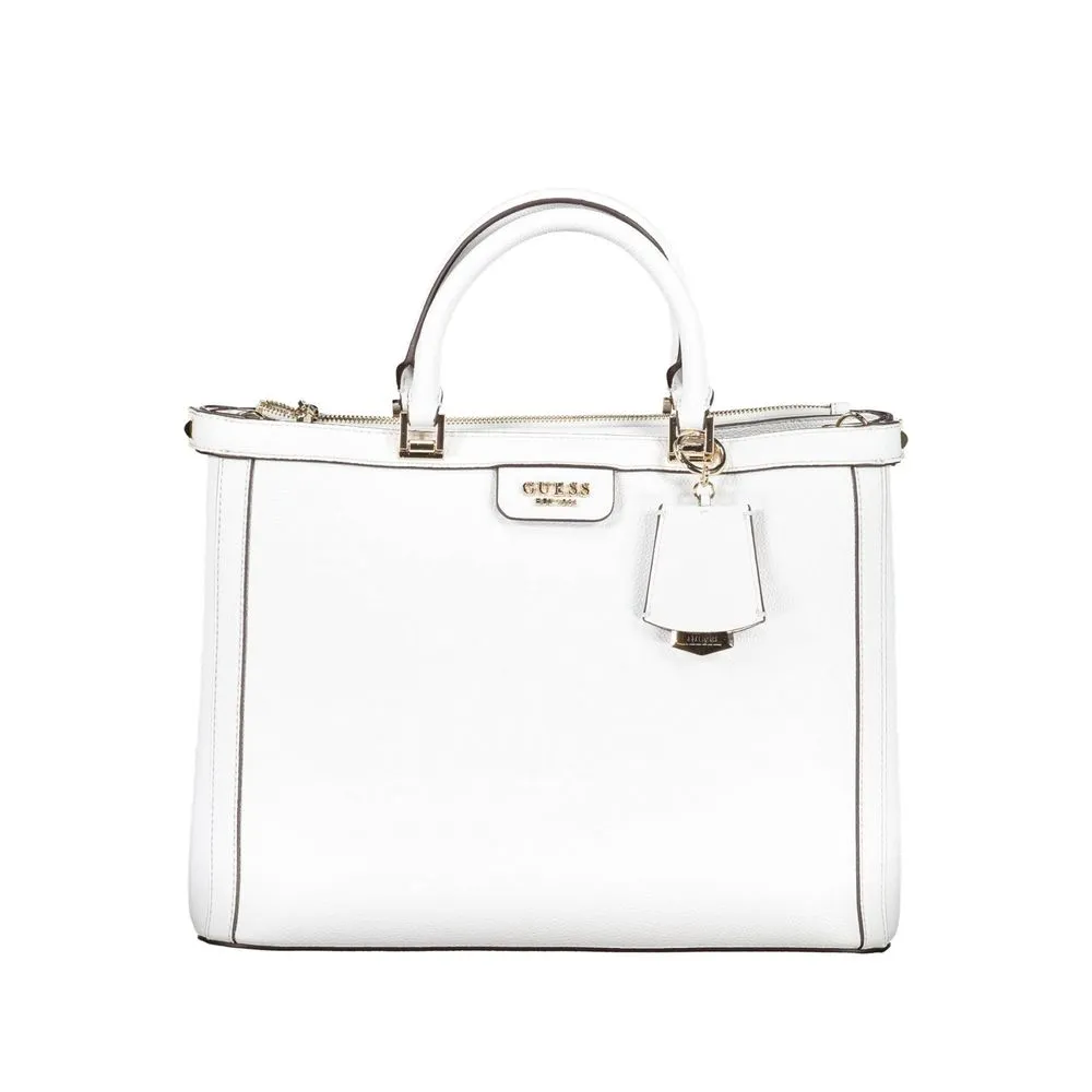 White Polyethylene Handbag sold by Louxly