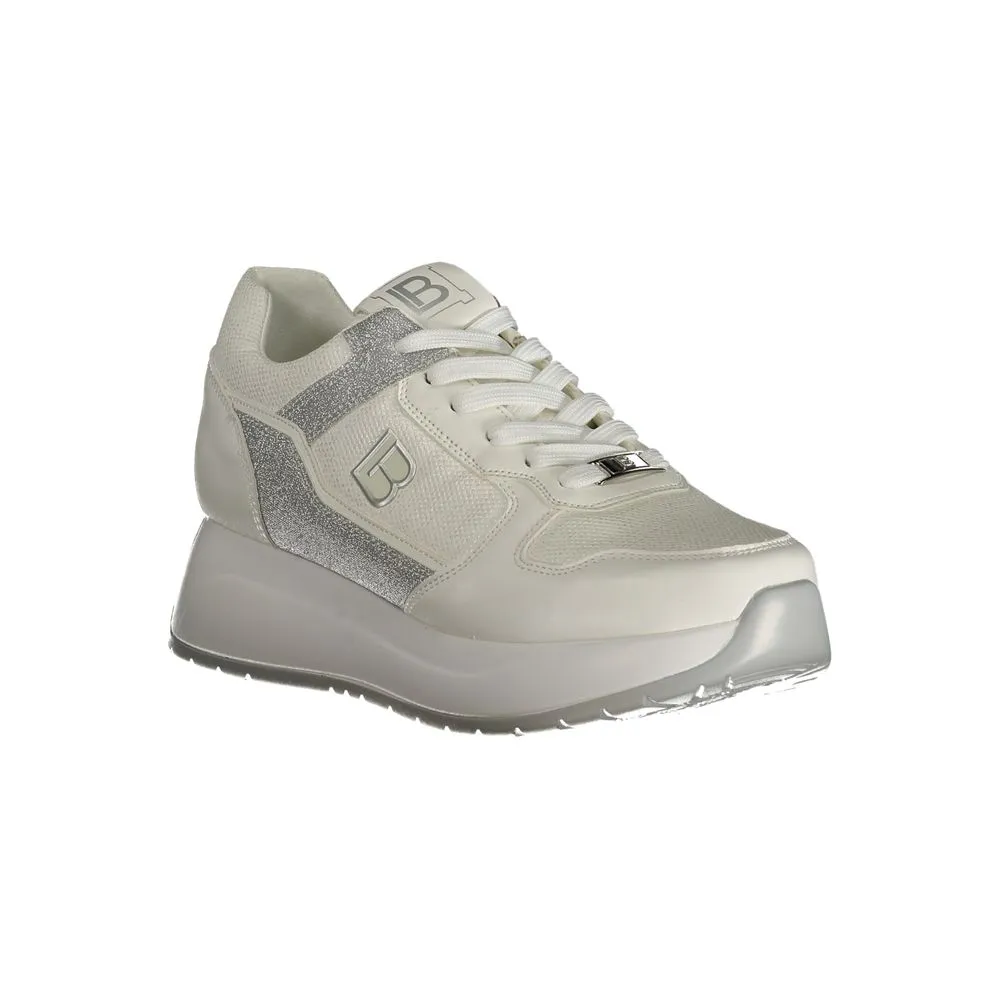 White Polyester Sneaker sold by Louxly product image thumbnail 2