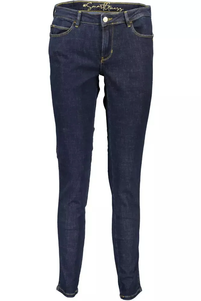 Blue Cotton Women Jeans sold by Louxly