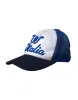Blue White Black Italia Mesh Baseball Hat sold by Louxly