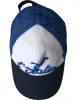 Blue White Black Italia Mesh Baseball Hat sold by Louxly